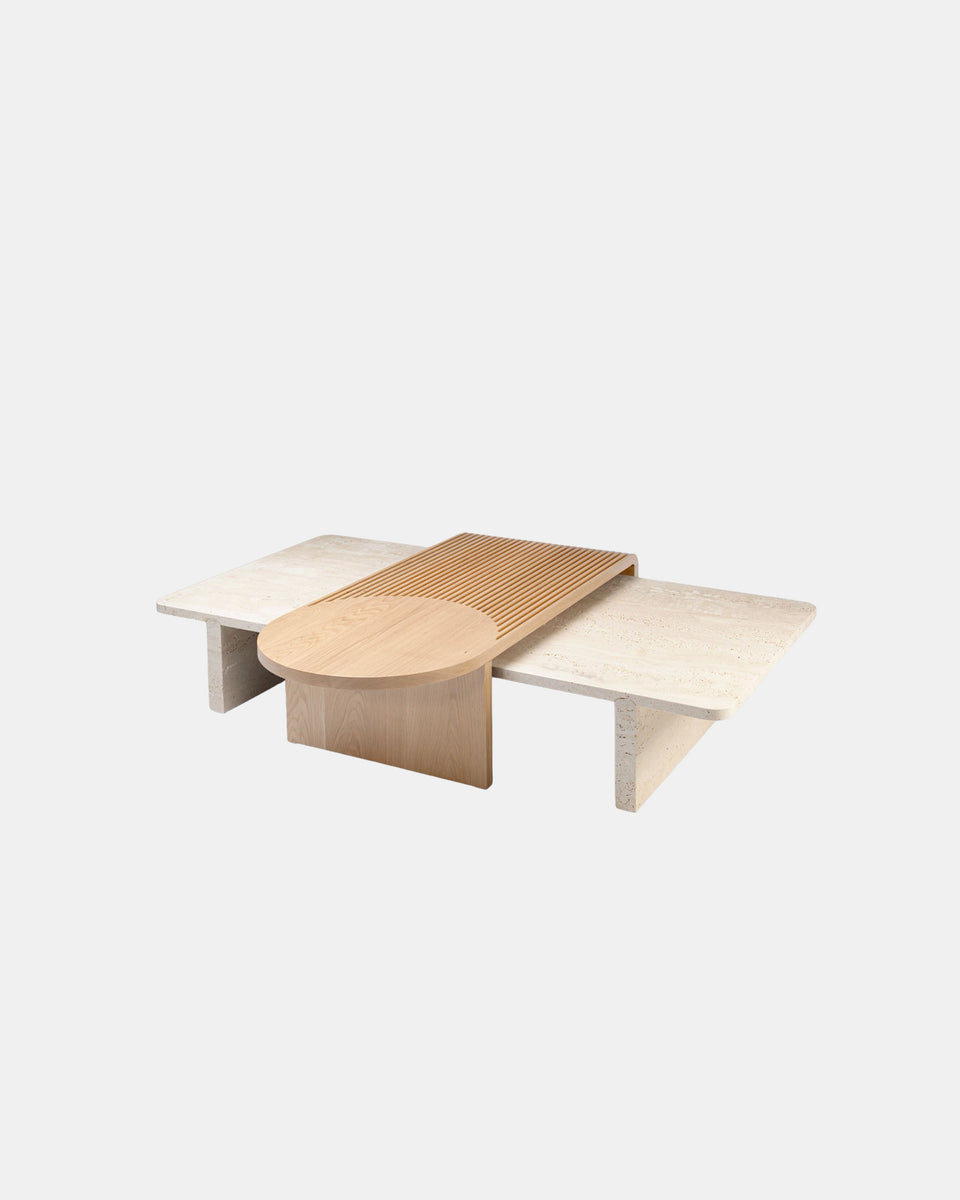 STICK & STONE COFFEE TABLE