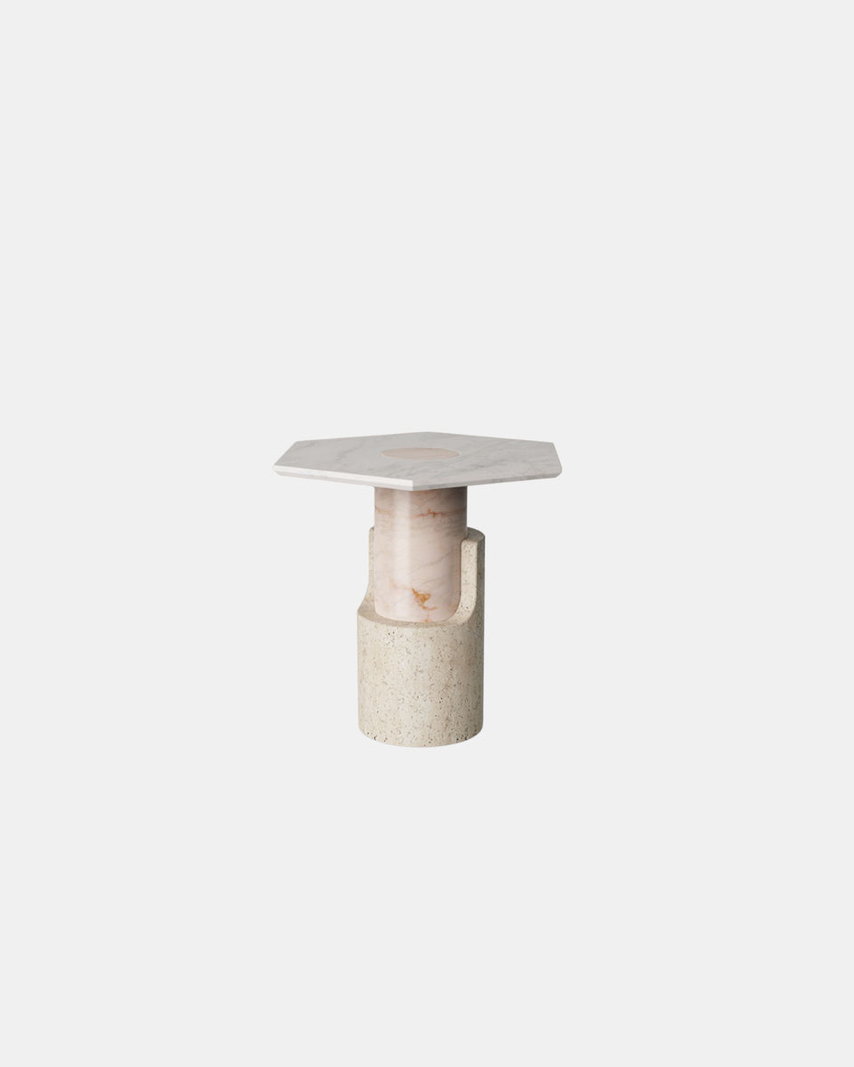 BRAQUE CARRARA SIDE TABLE