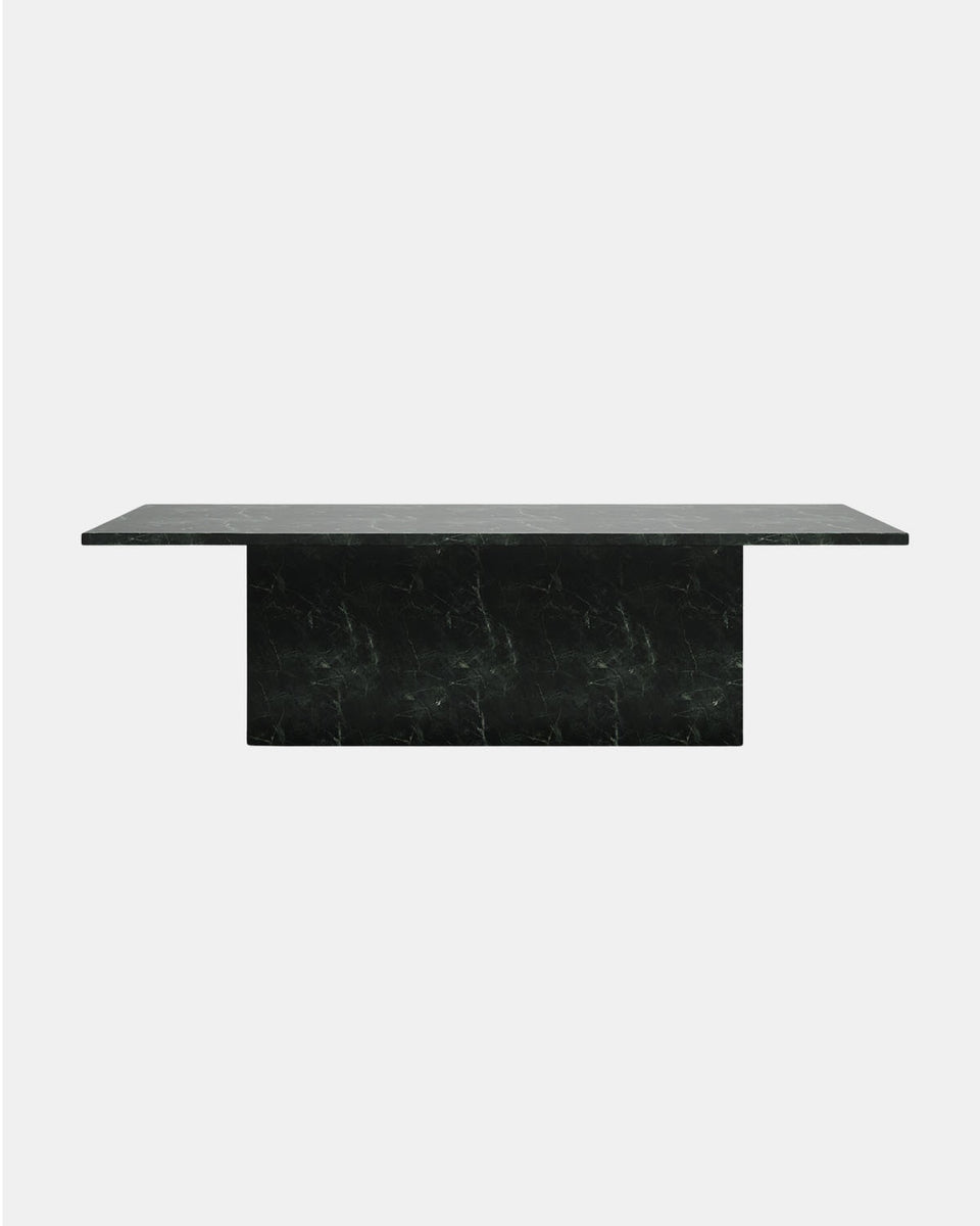 ZAHARA DINING TABLE IN VERDE MARBLE