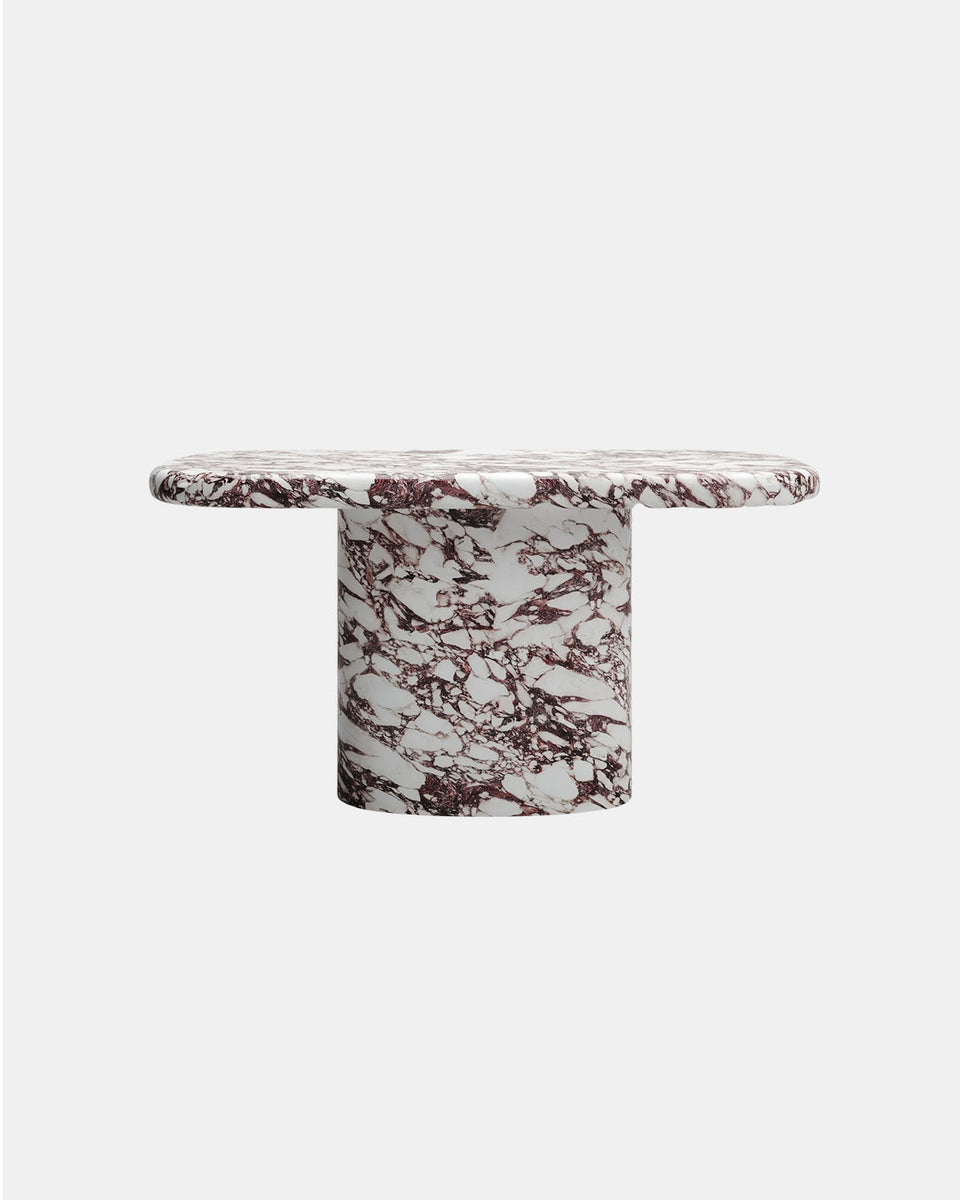 FYAZ DINING TABLE IN VIOLA MARBLE