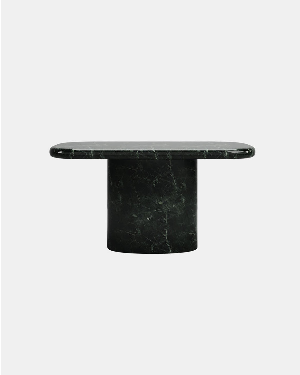 FYAZ DINING TABLE IN VERDE MARBLE