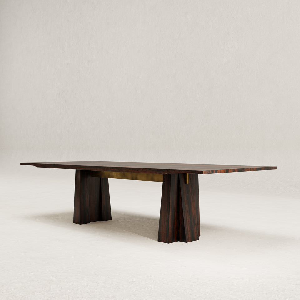 SOLID 1.1 WALNUT DINING TABLE