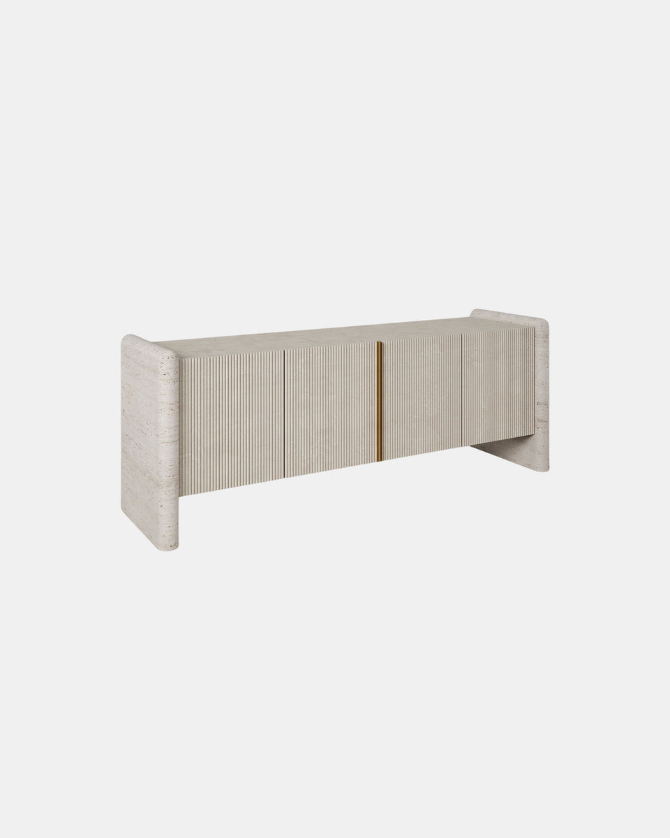 ELEMENTS 6.1 NATURAL LIMESTONE CREDENZA