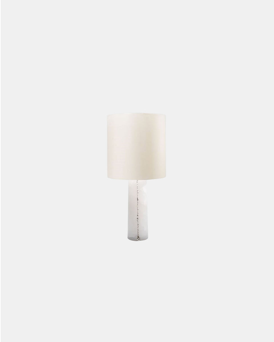 ONYX SILVER TABLE LAMP