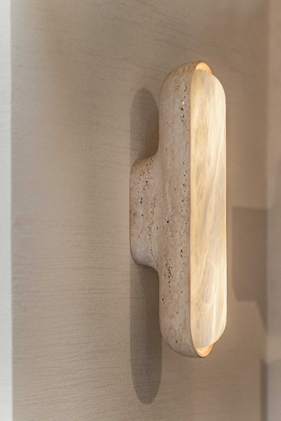ELLA TRAVERTINE SCONCE