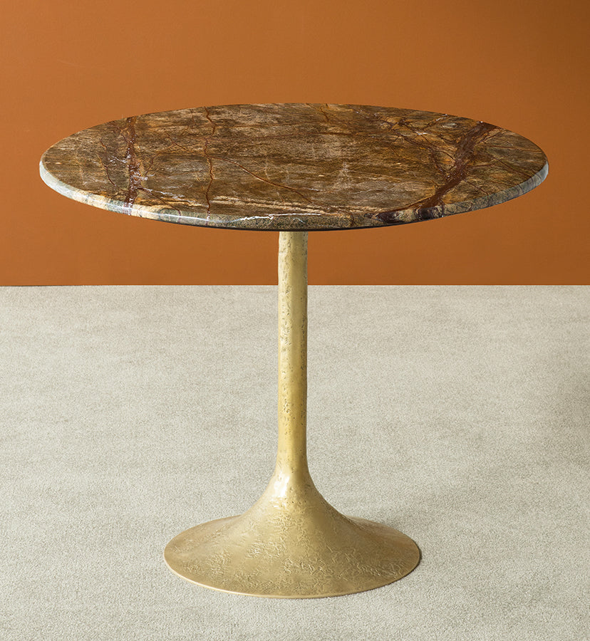 ETNA GILDED ALUMINIUM BAR TABLE