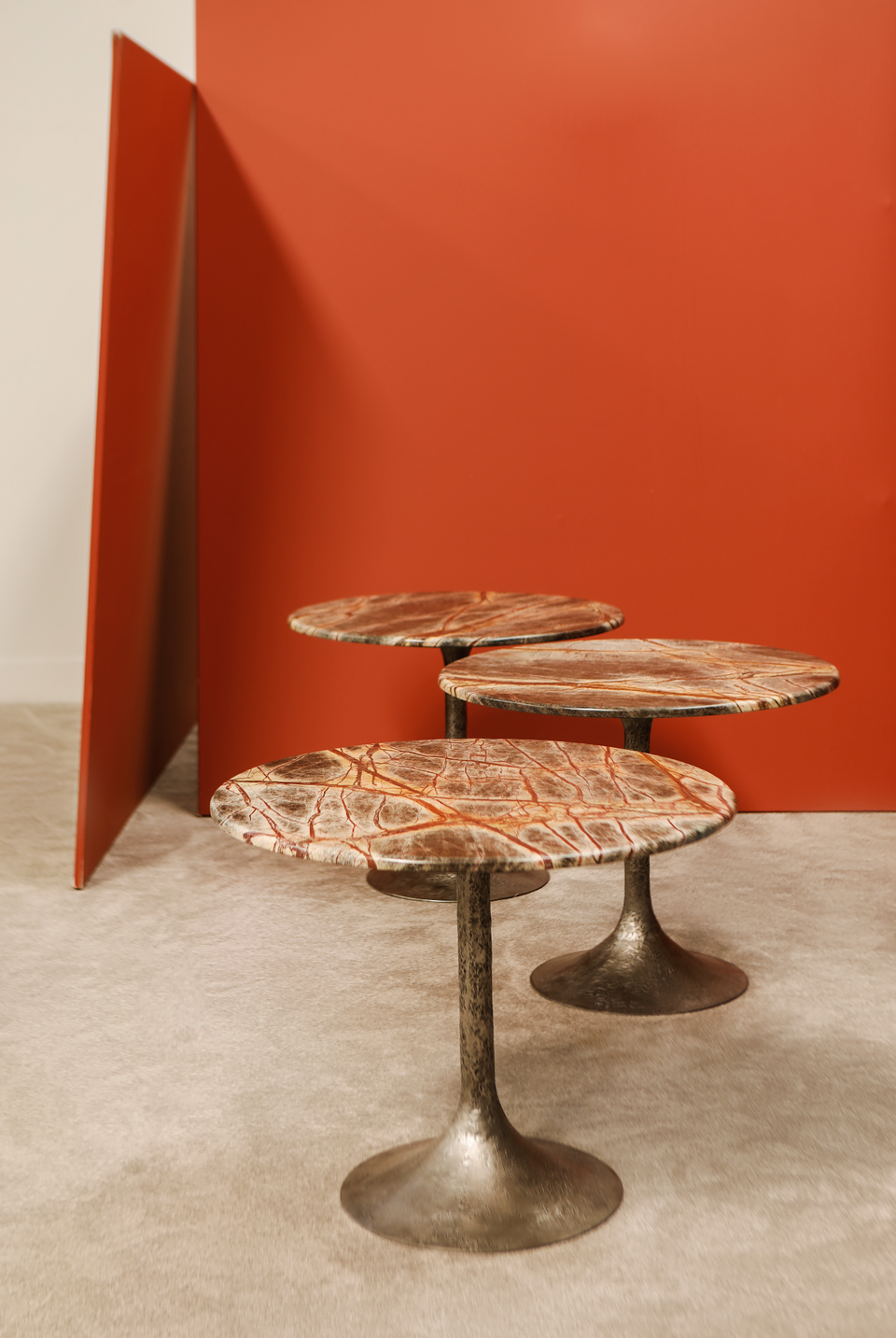 ETNA GILDED ALUMINIUM BAR TABLE