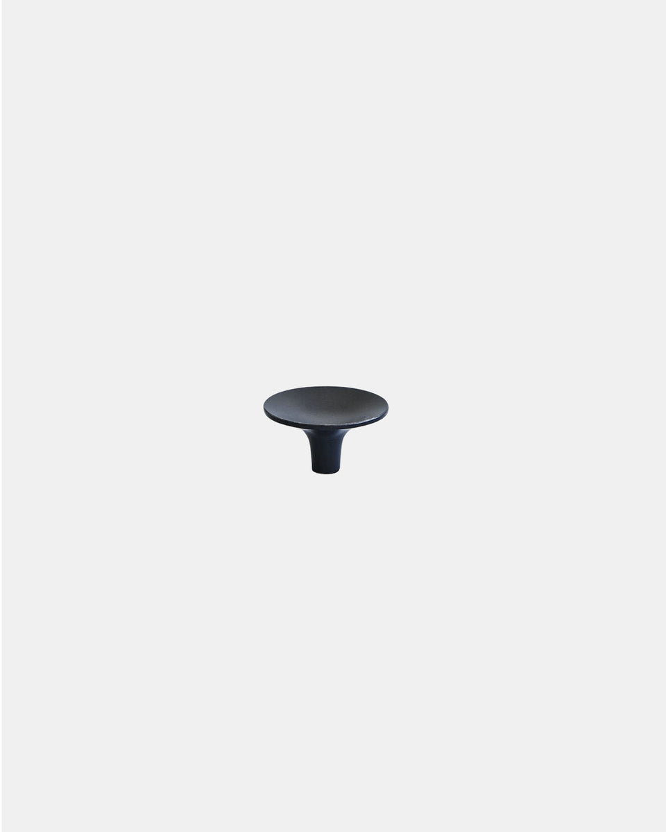 SET OF 2 HIHAT KNOBS MEDIO IN BURNED BLACK