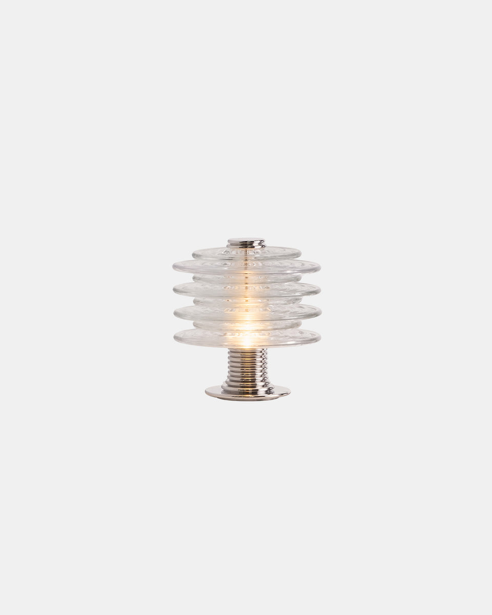 INSULATOR STAINLESS STEEL TABLE LAMP