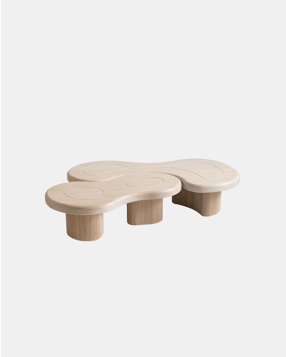 U&ME SOLID OAK COFFEE TABLE SMALL