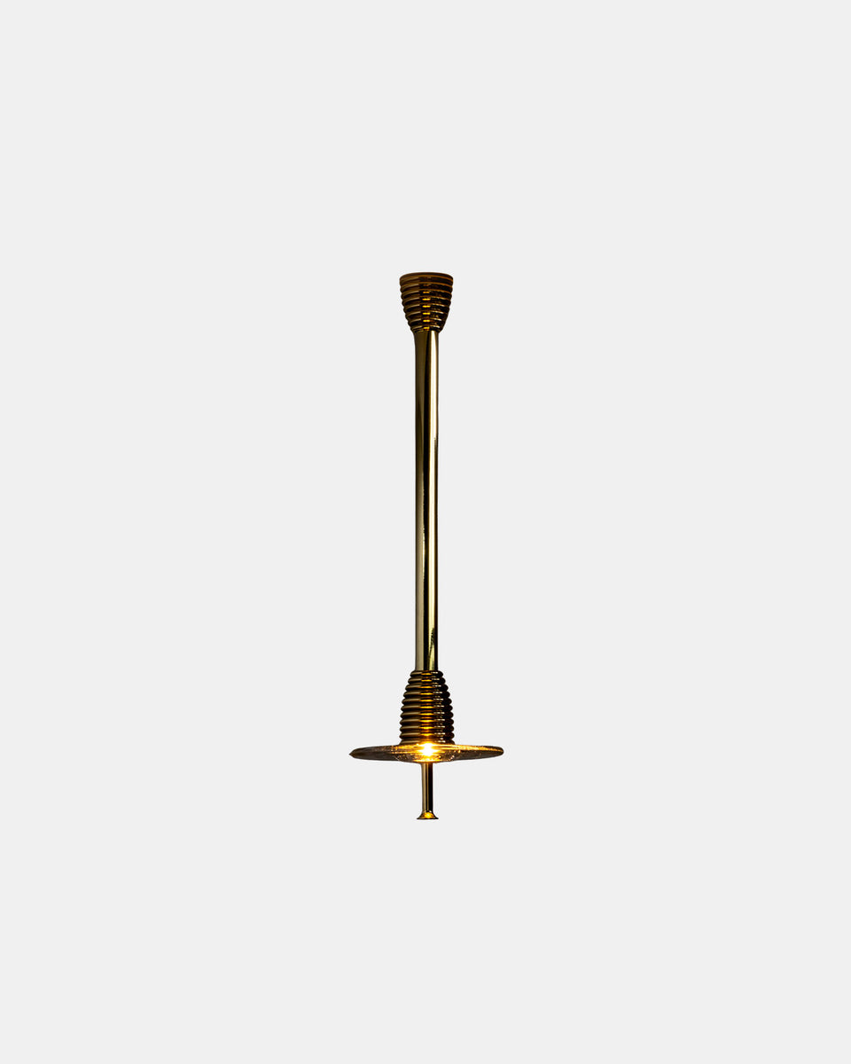 INSULATOR POLISHED BRASS PENDANT C