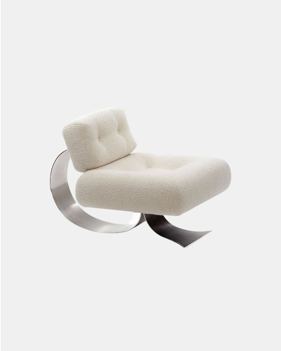 ALTA STAINLESS STEEL LOUNGE CHAIR