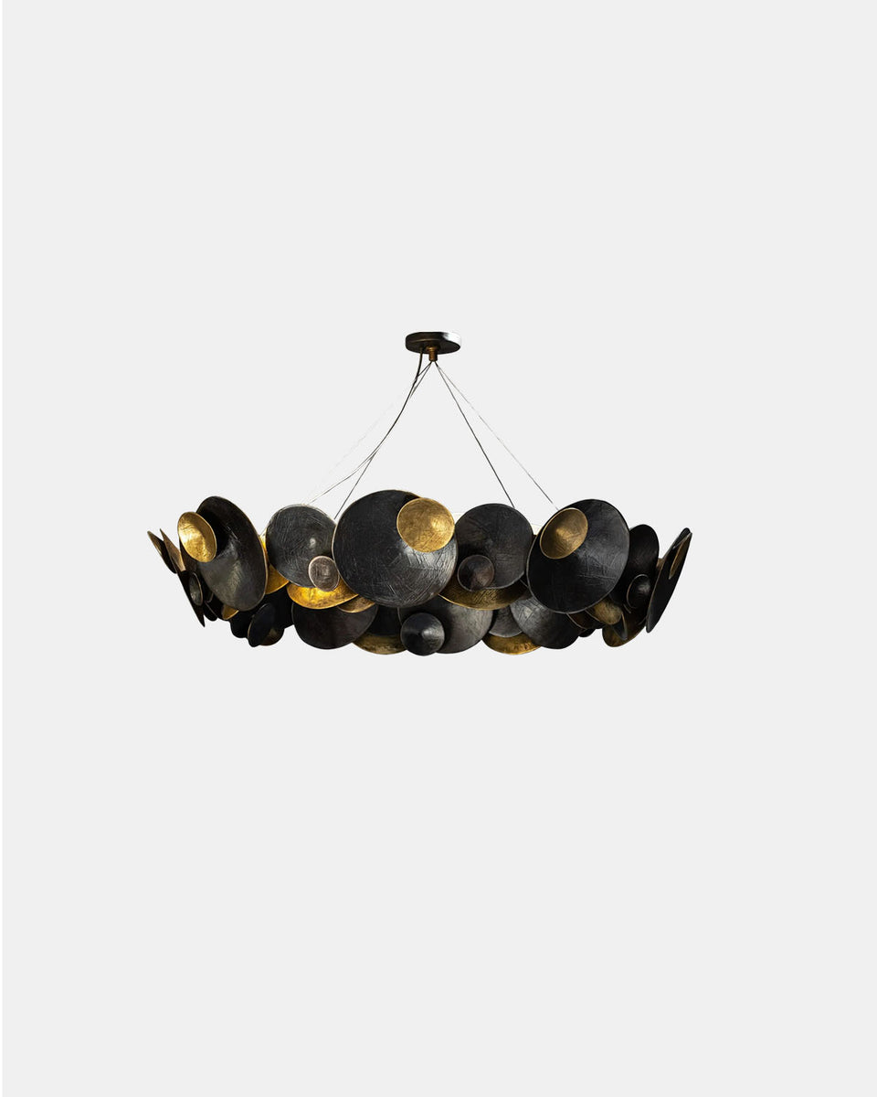 SHELL BRONZE CHANDELIER