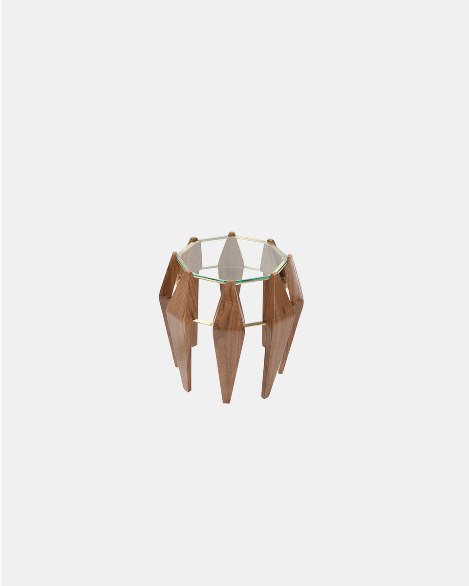 NA PALI WALNUT MEDIUM SIDE TABLE