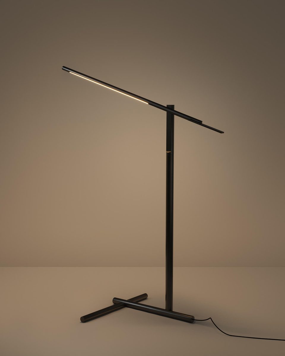 TOBIN DARKENED FLOOR LAMP