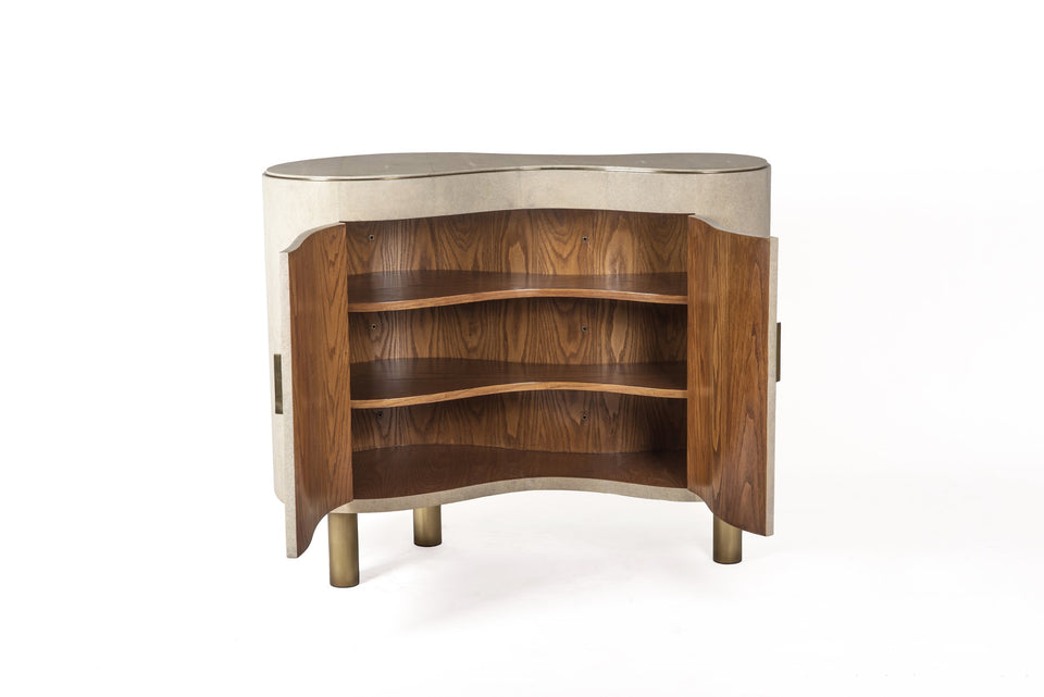 CONSTELLATION SHAGREEN COMMODE/BAR