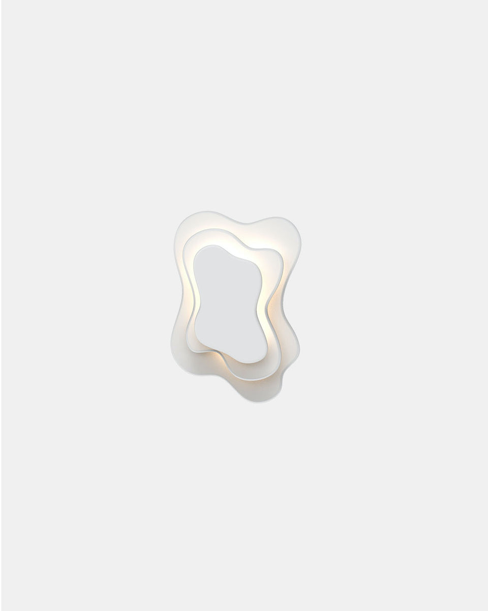 CLOUD LACQUERED WOOD SCONCE