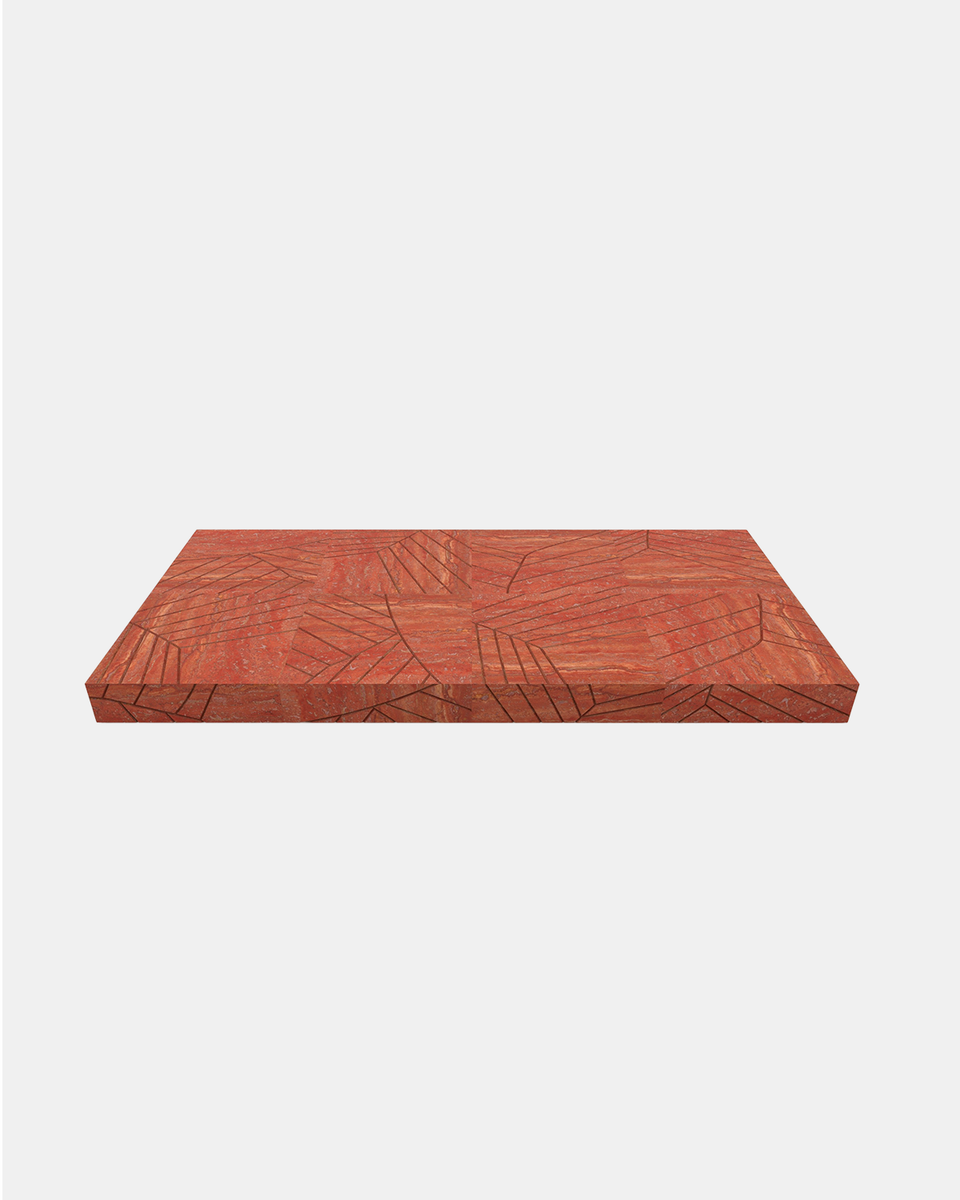 FOGLIE TRAVERTINE RED R15 - 120 X 240
