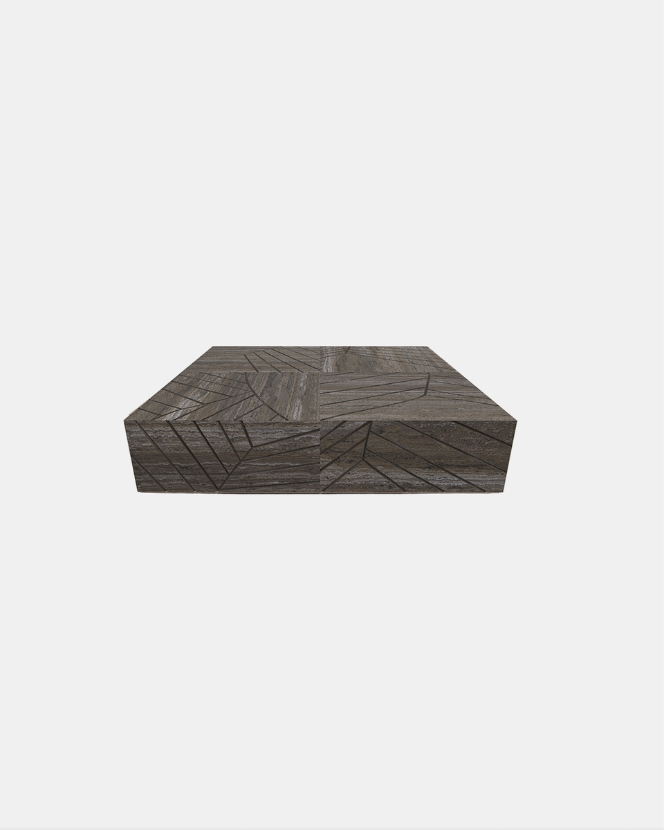 FOGLIE TRAVERTINE TITANIUM AND COPPER S25 - 120