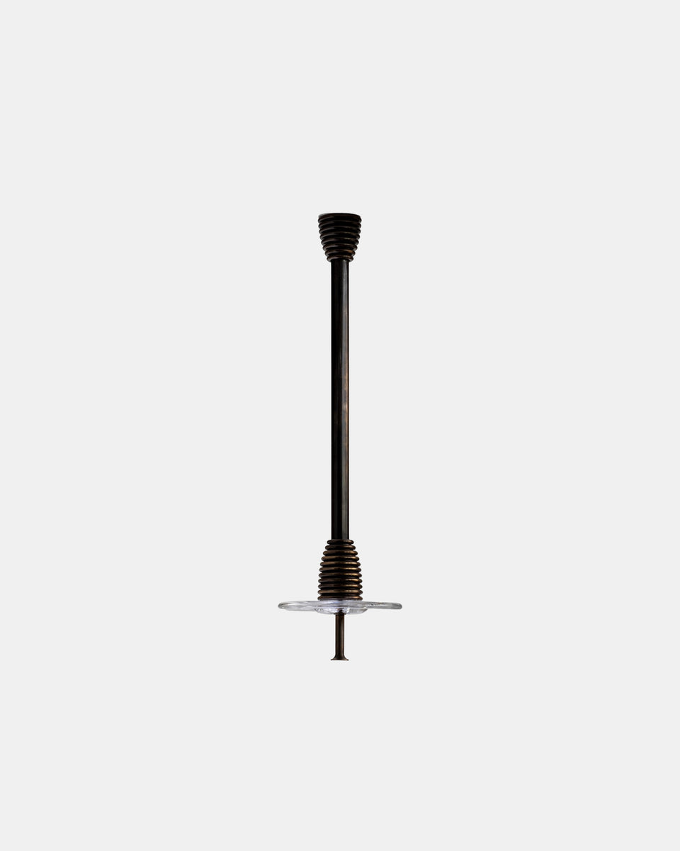 INSULATOR DARK PATINATED BRASS PENDANT C