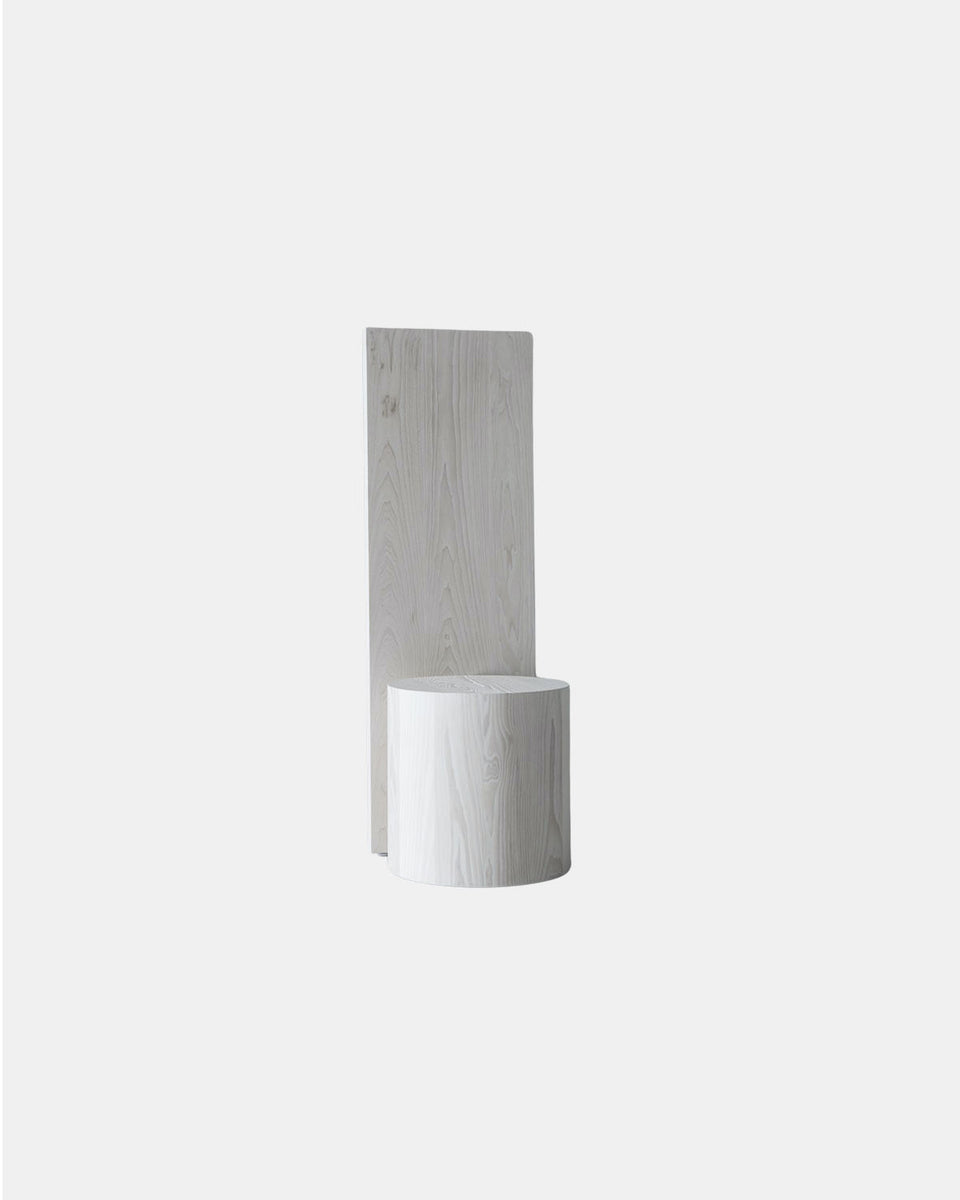COLUMN WHITE WASHED ASH CHAIR – FREEMAN GALLERY