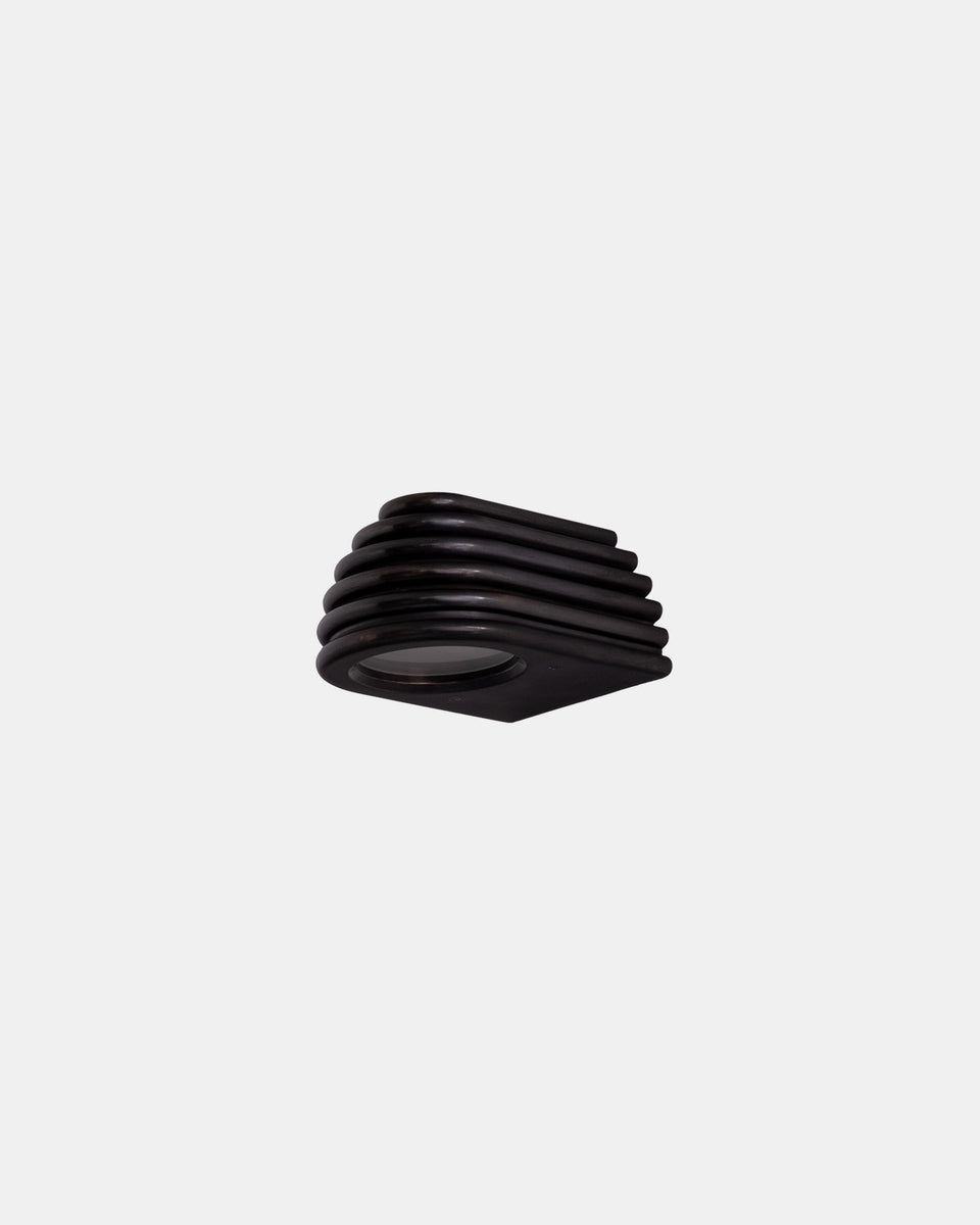 INSULATOR DARK PATINATED BRASS SCONCE 0