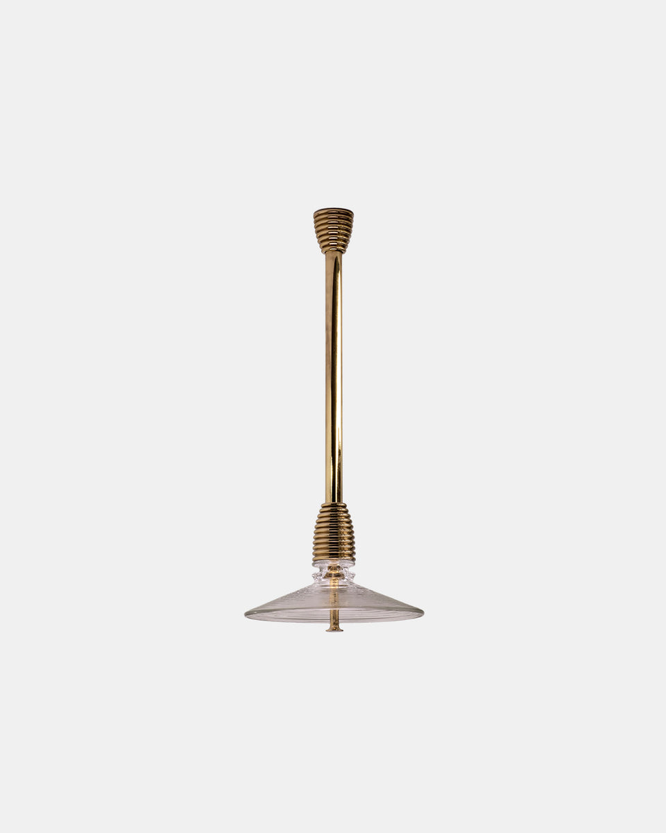 INSULATOR POLISHED BRASS PENDANT B