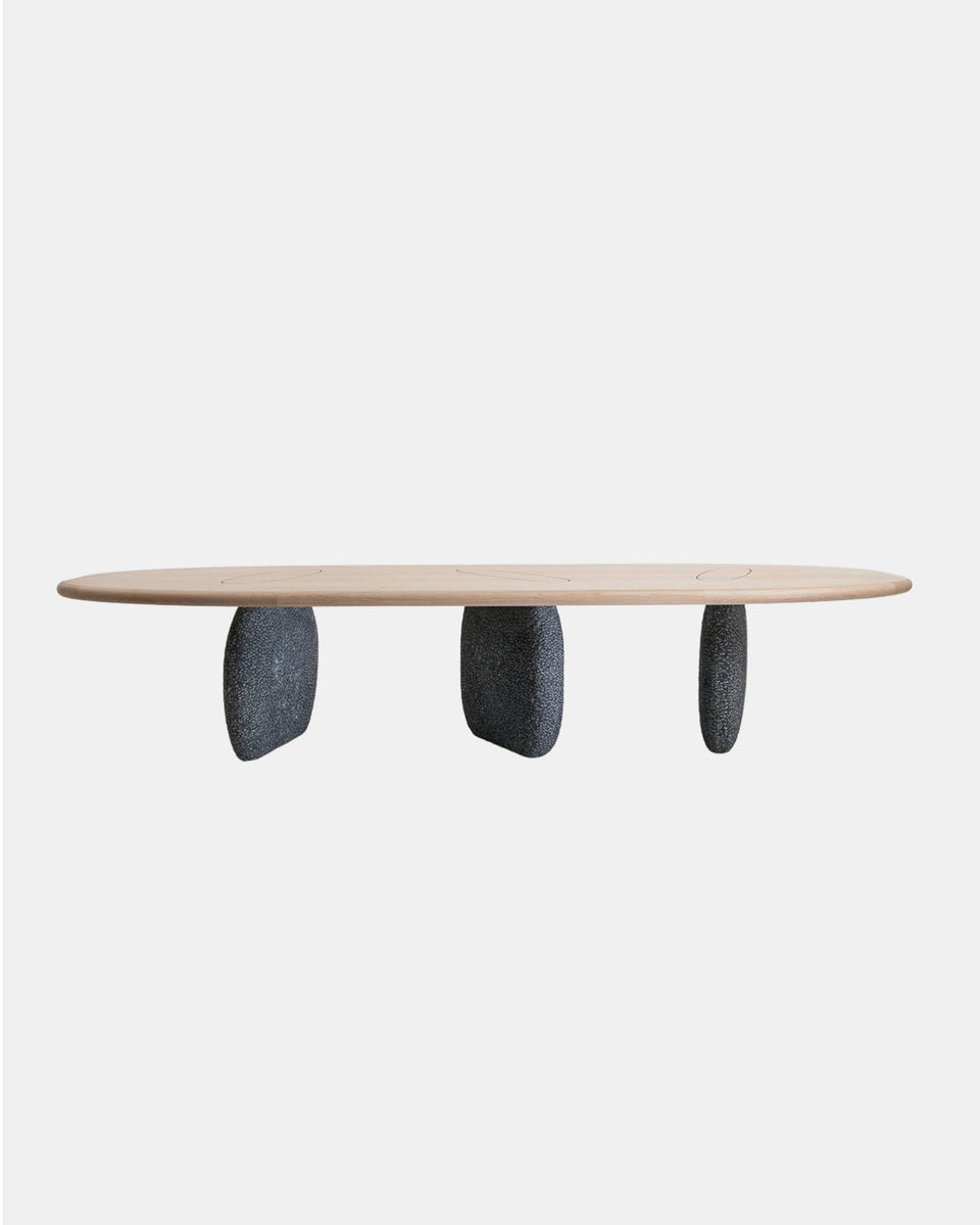 GALET STONE DINING TABLE