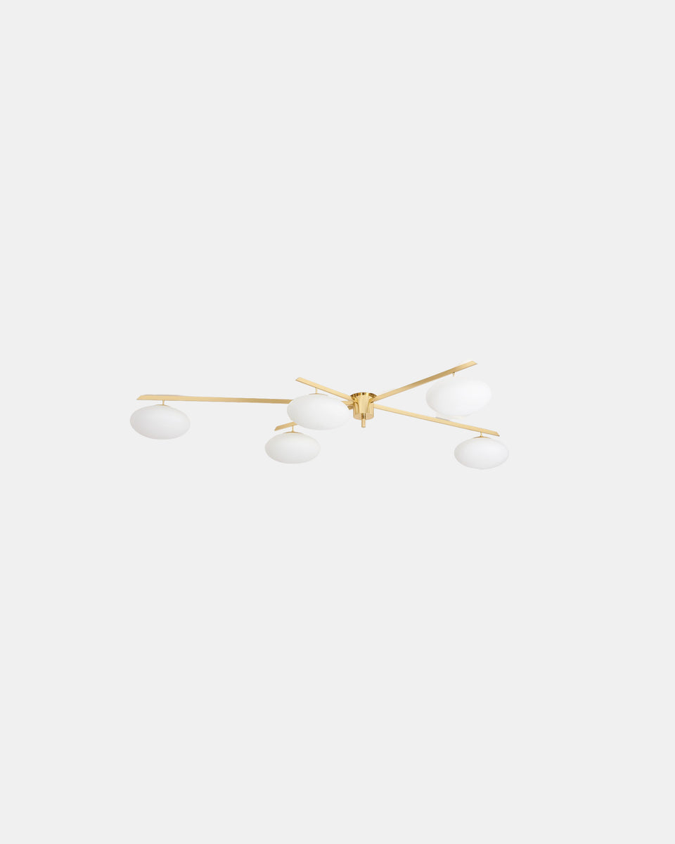 LELLI 5 ARM CEILING LAMP
