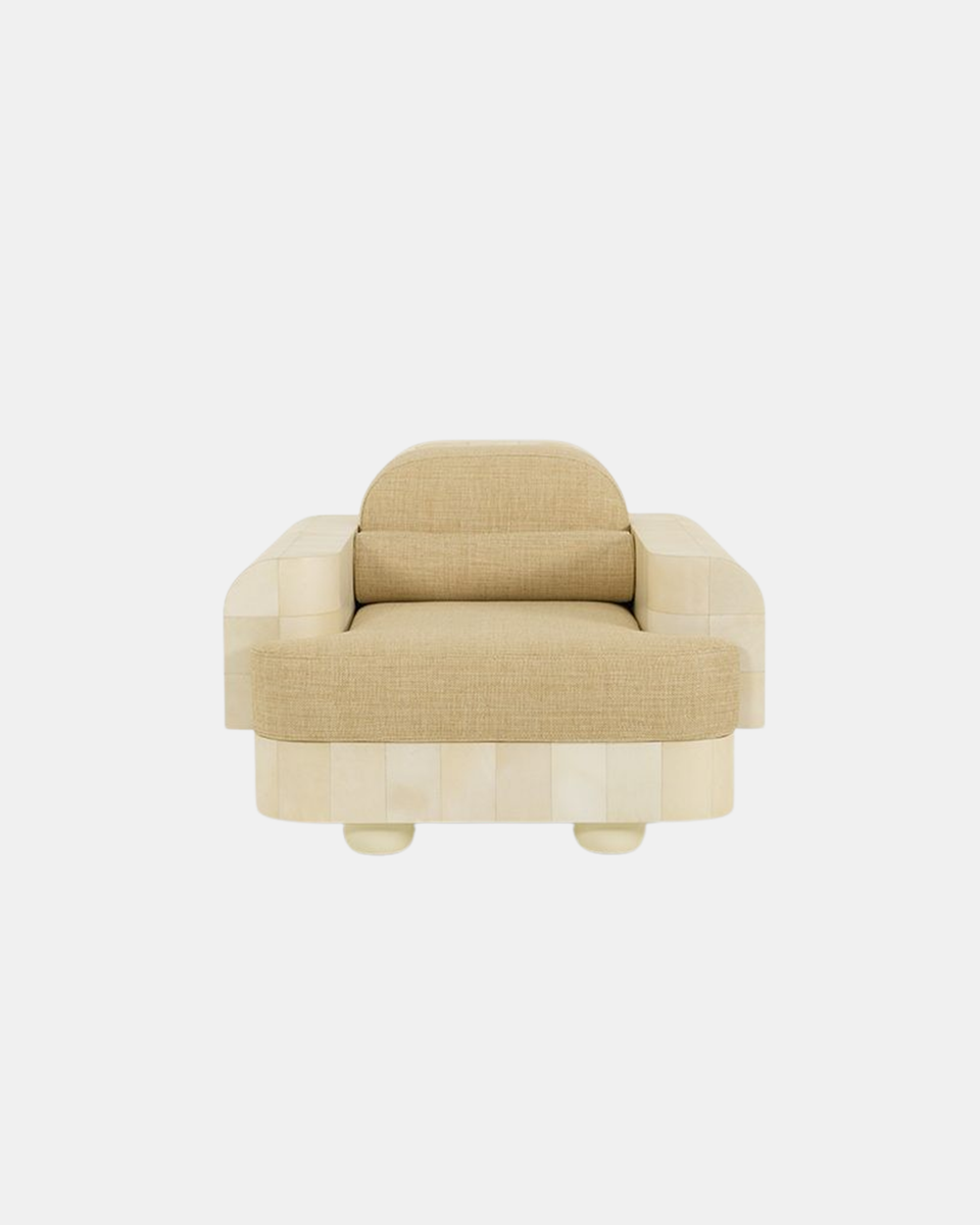 FUMOIR PARCHMENT ARMCHAIR