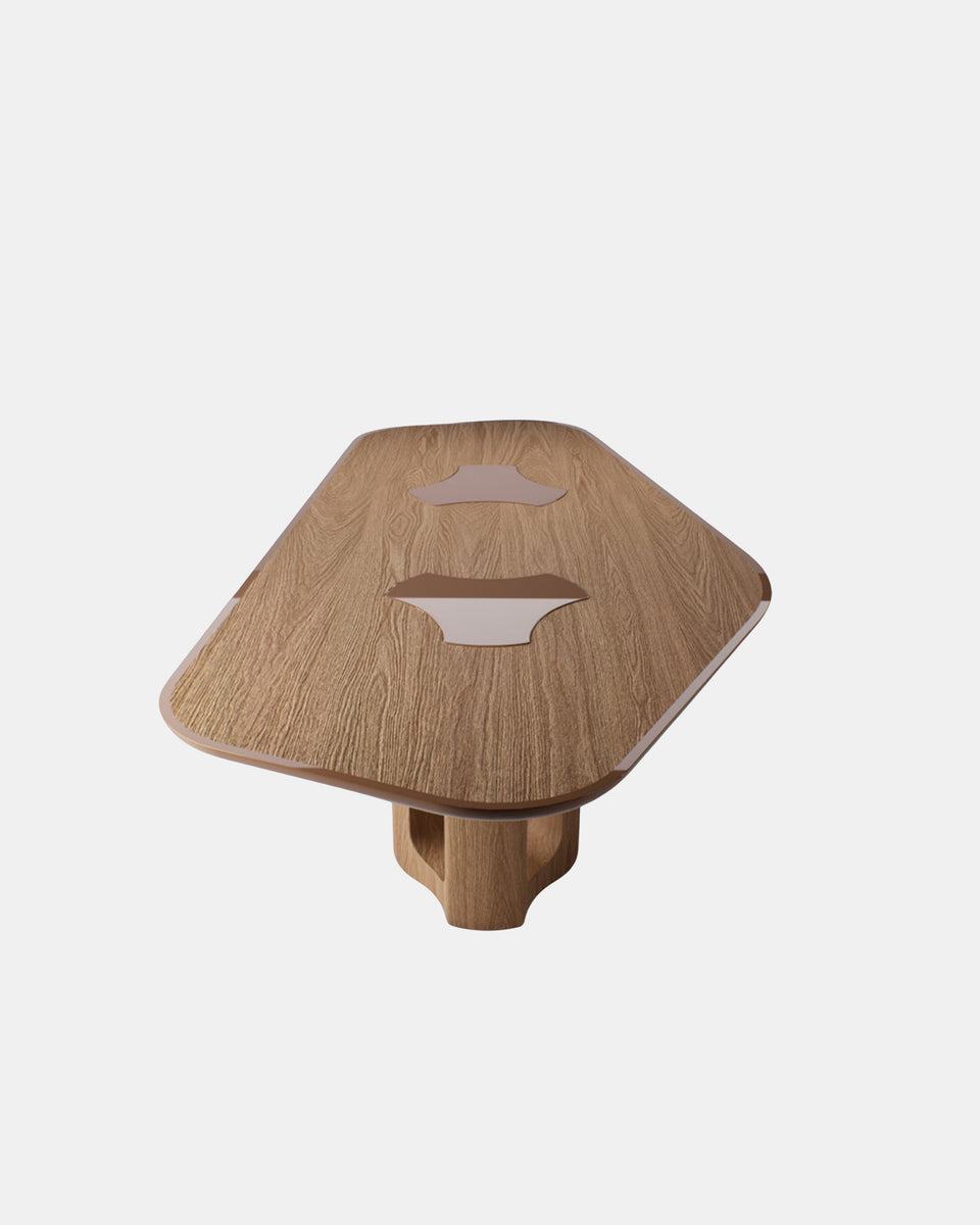 DEEPAH CURVED DINING TABLE