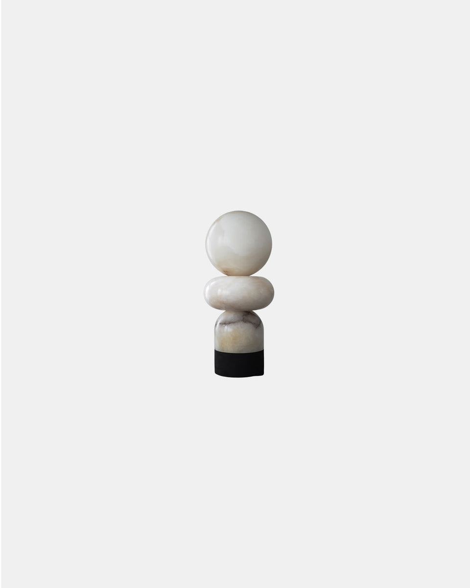 ALABASTER TOTEM 3 TABLE LAMP
