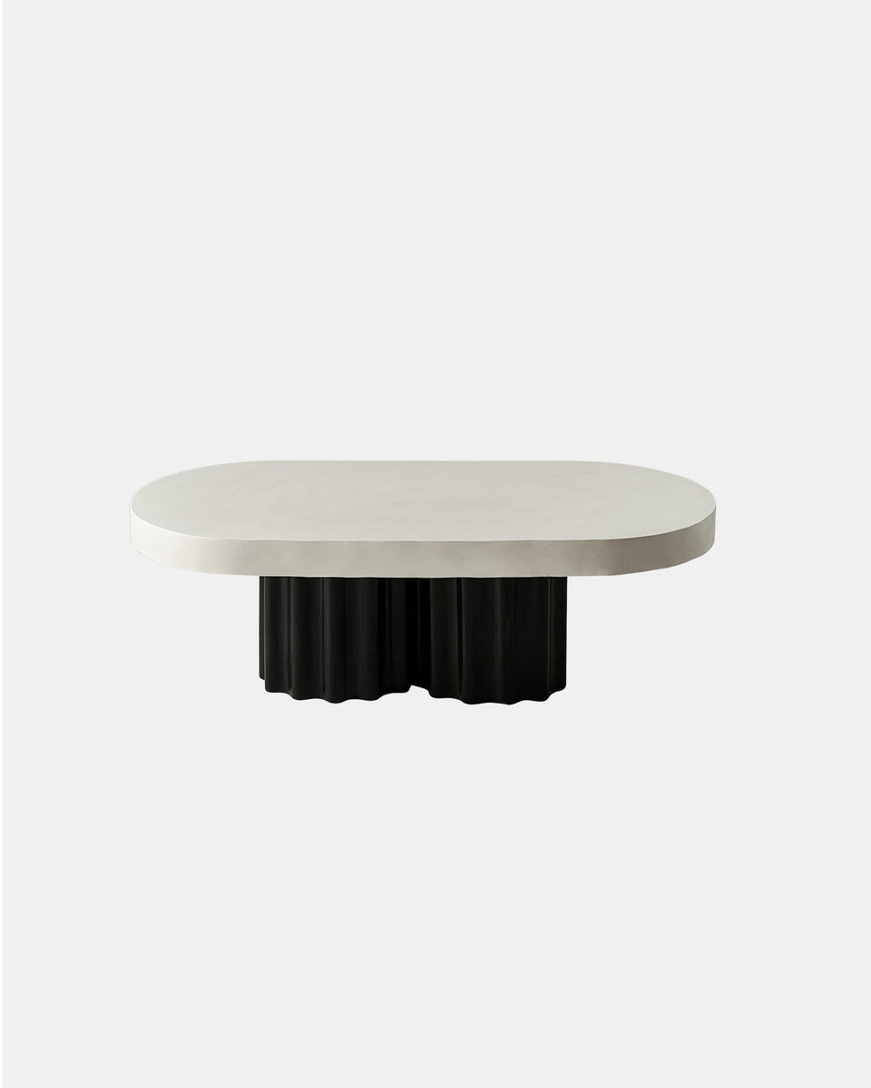 IVORY & BLACK COFFEE TABLE