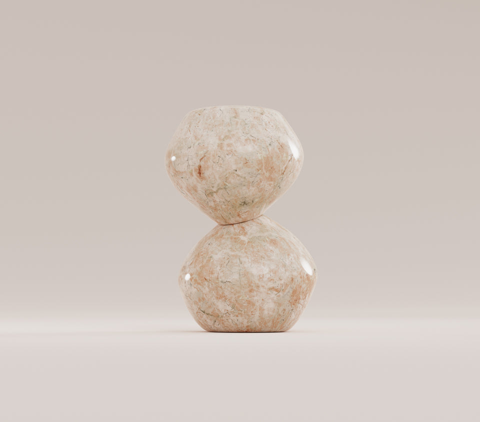 LONGEVITY 01 BRECCIA AURORA STOOL