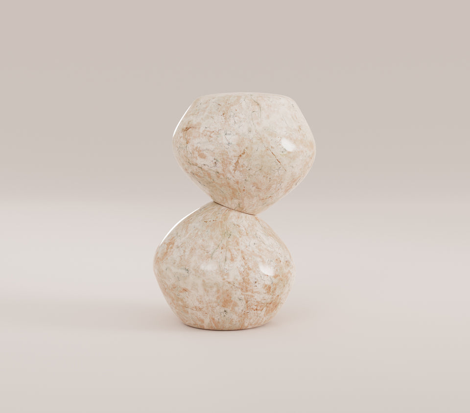 LONGEVITY 01 BRECCIA AURORA STOOL