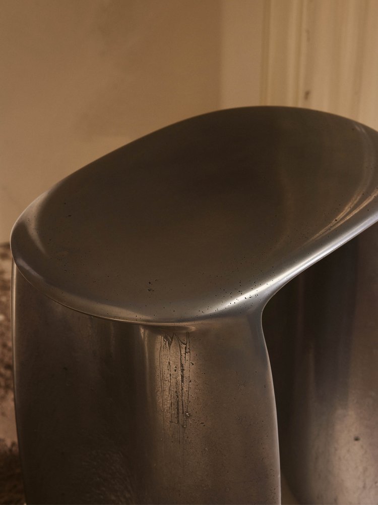 LIQUID ALUMINIUM STOOL – FREEMAN GALLERY