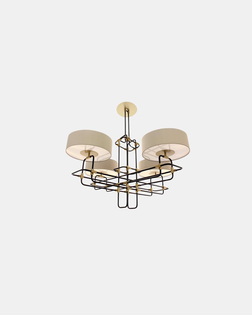 BREUER 4-ARM CHANDELIER