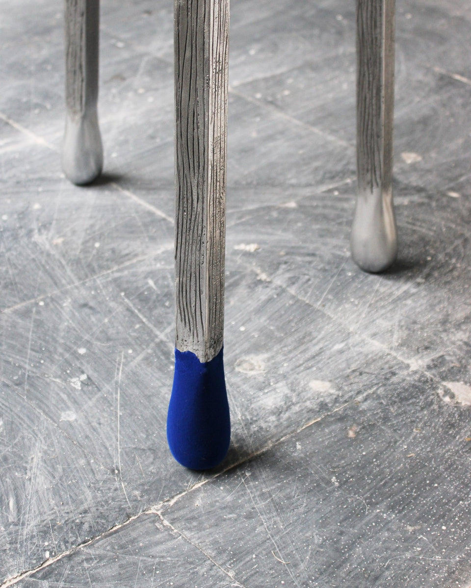 MATCHSTICK ROYAL BLUE STOOL