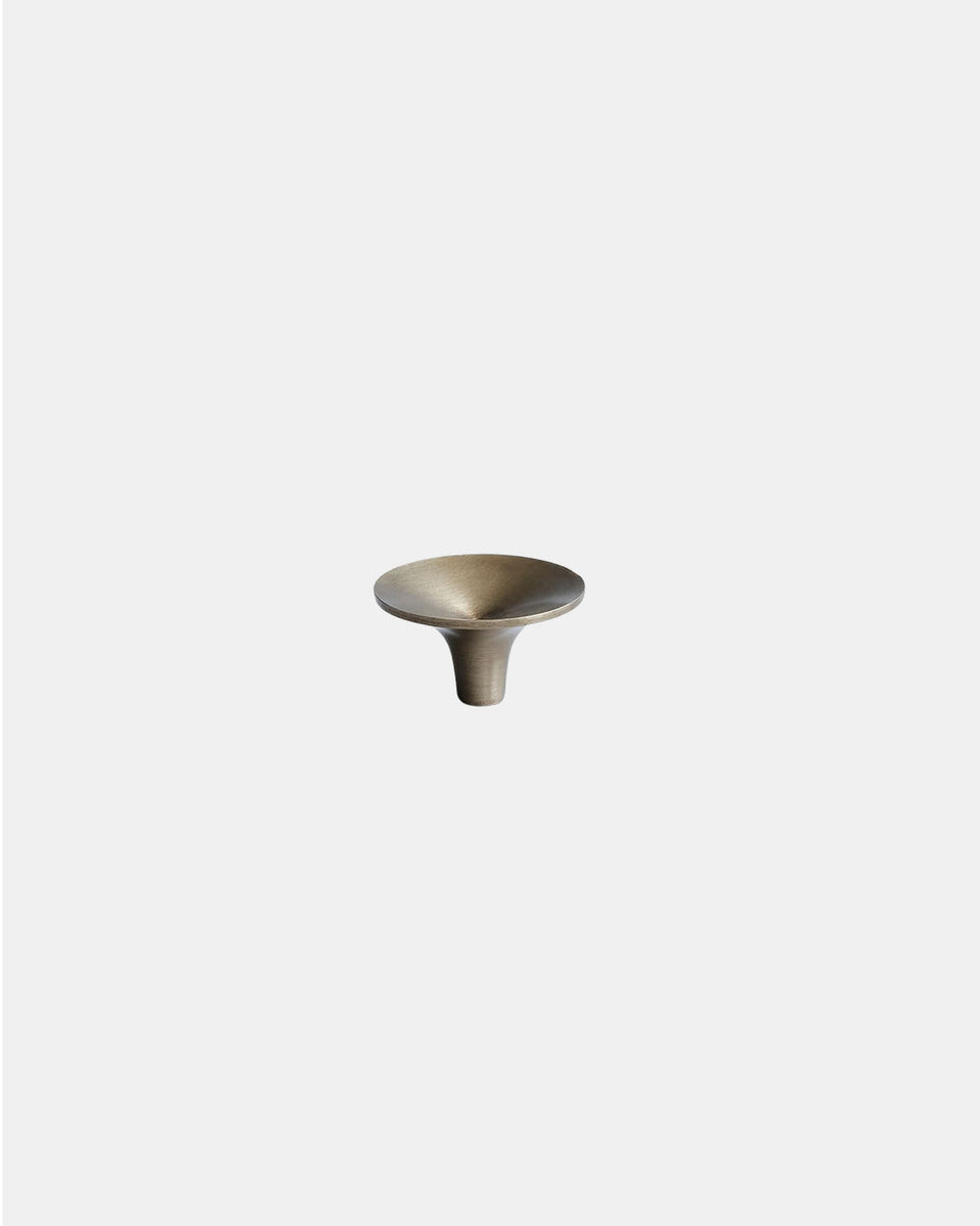 SET OF 2 HIHAT KNOBS MAXI IN BRASS