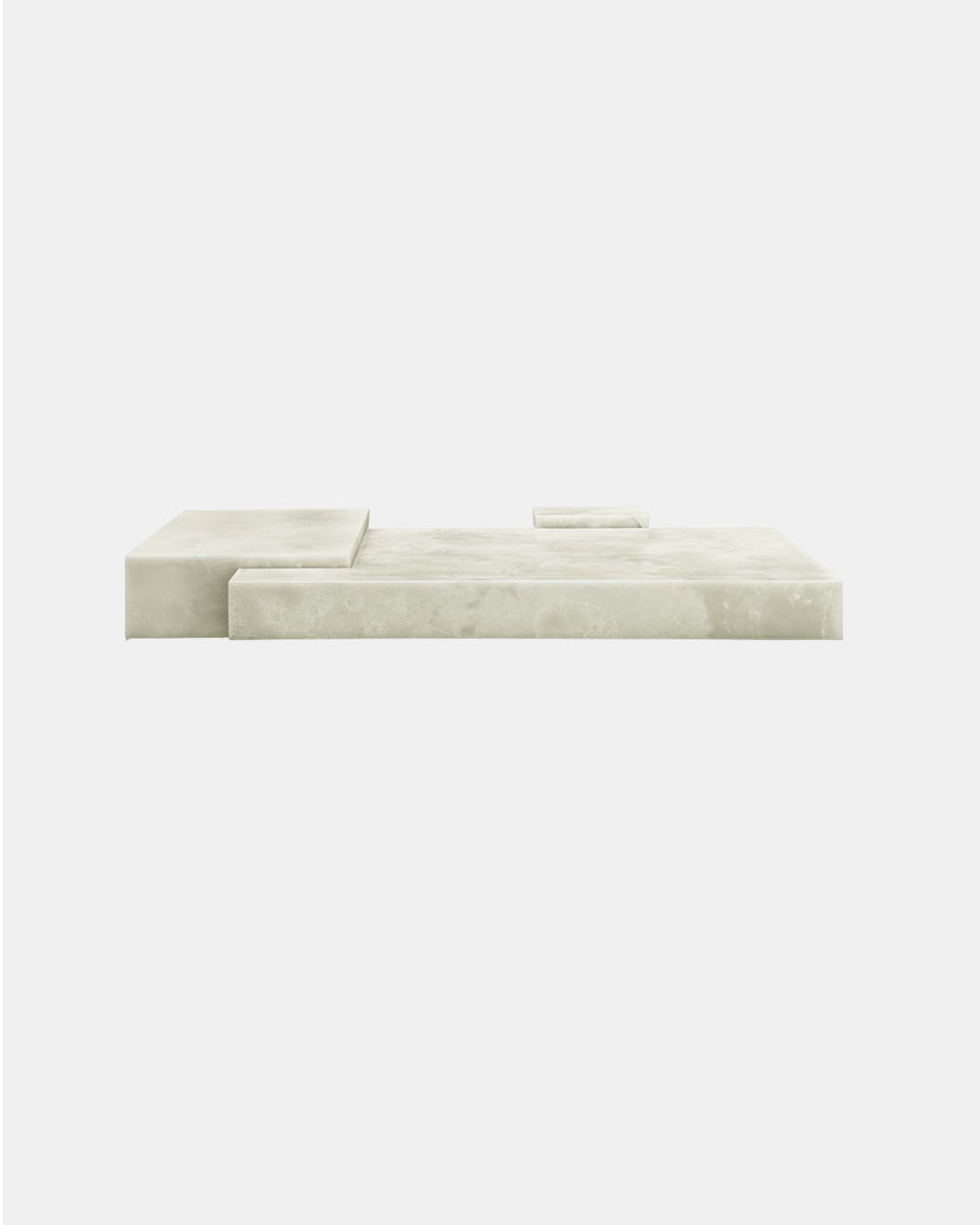 TEMPIO T2 COFFEE TABLE IN ONYX BLANC