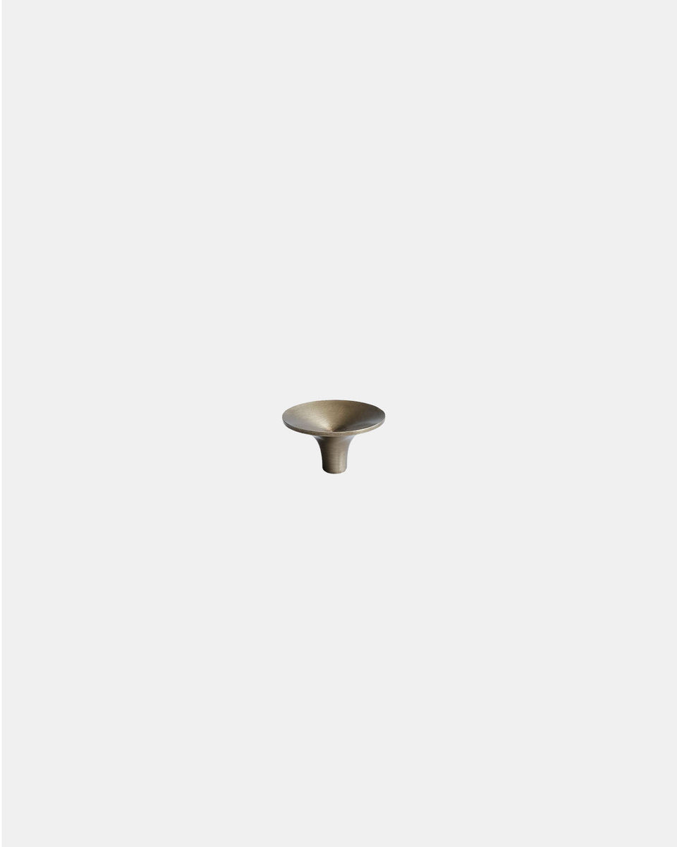 SET OF 2 HIHAT KNOBS MINI IN BRASS