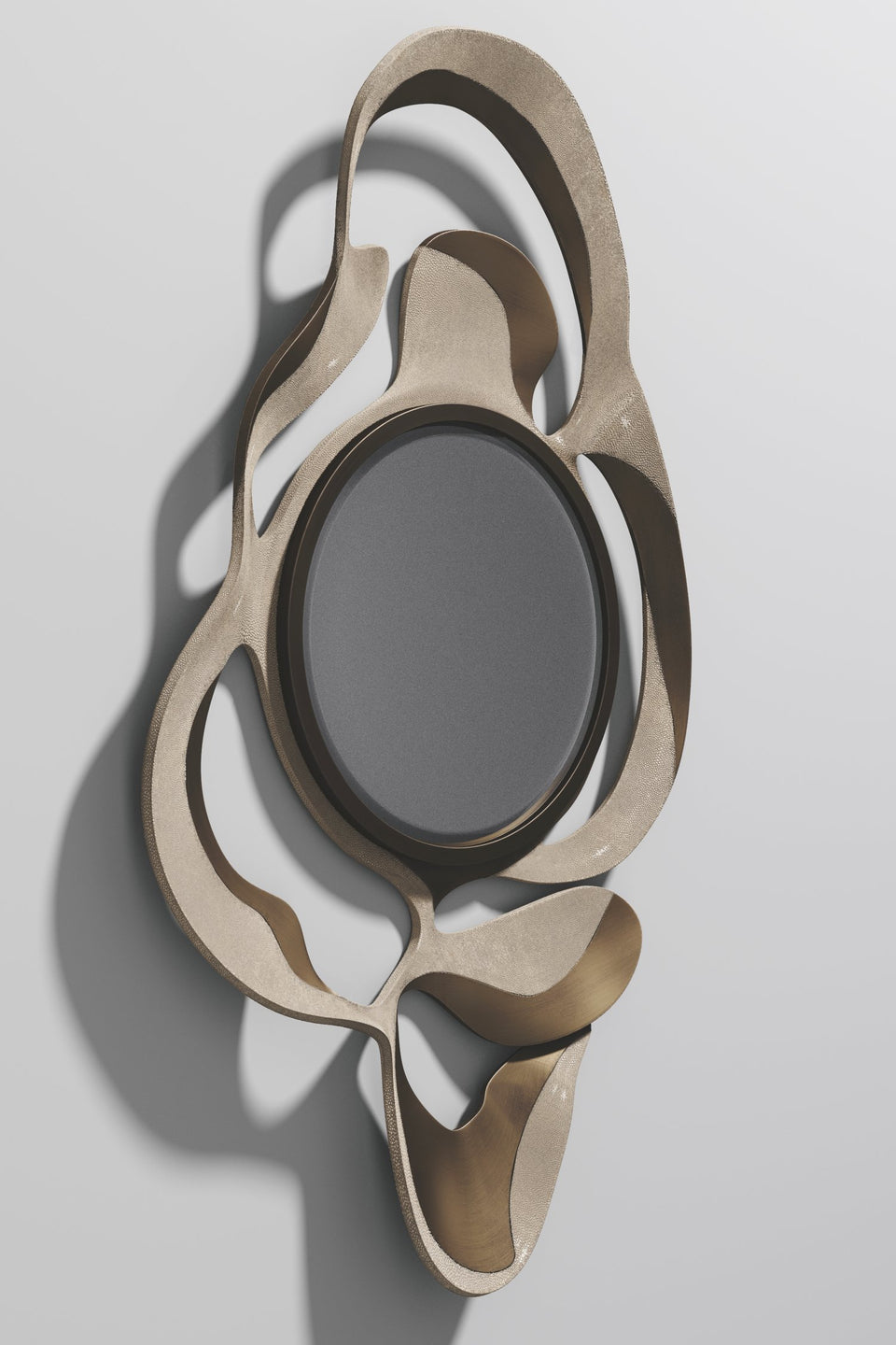 LEAF SHAGREEN MIRROR