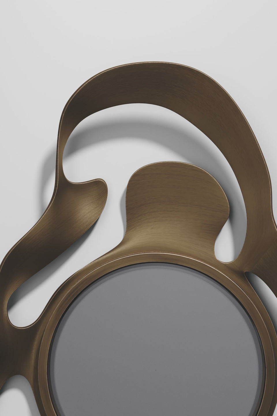LEAF BRASS MIRROR