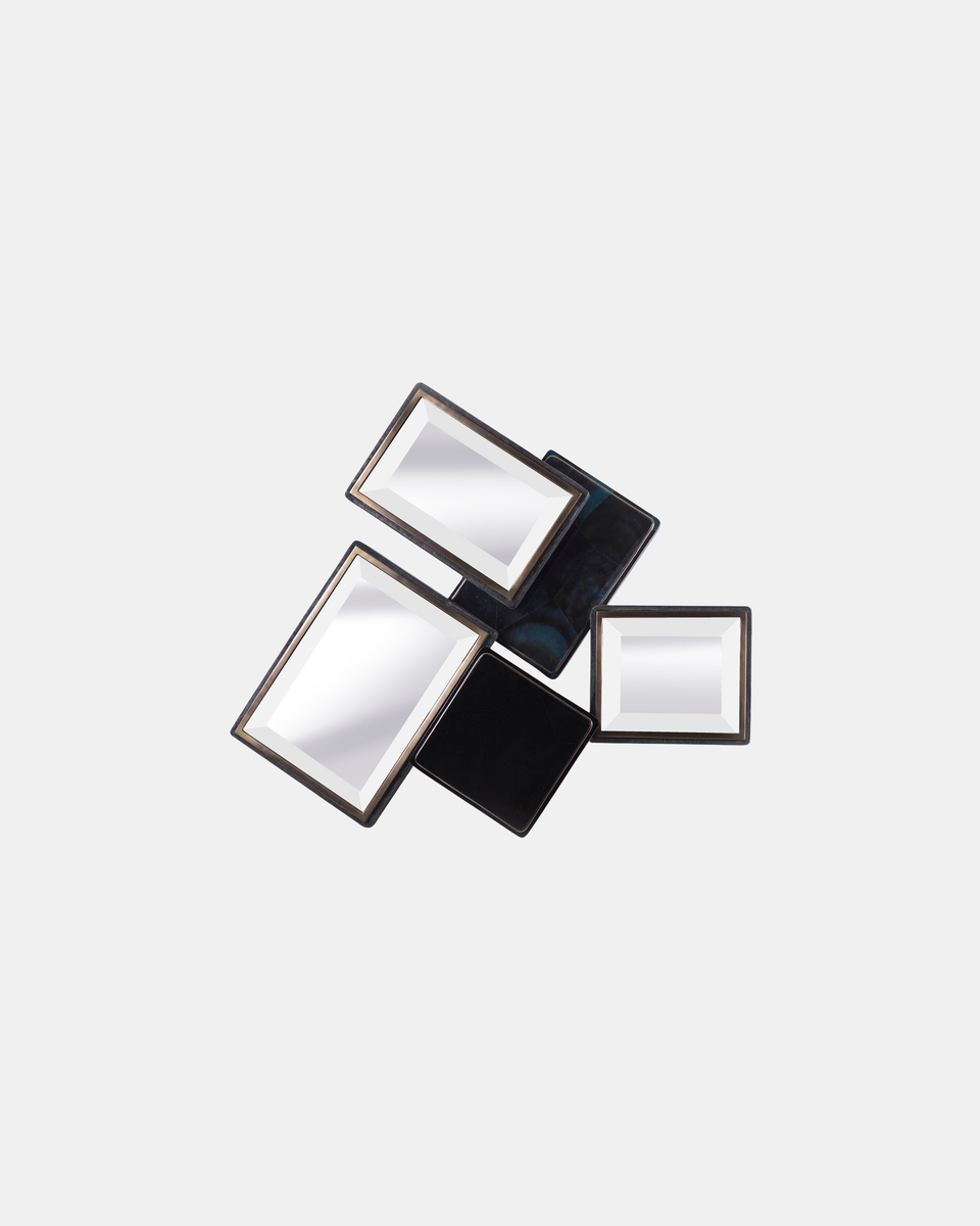 MONDRIAN BLACK PEN SHELL MIRROR