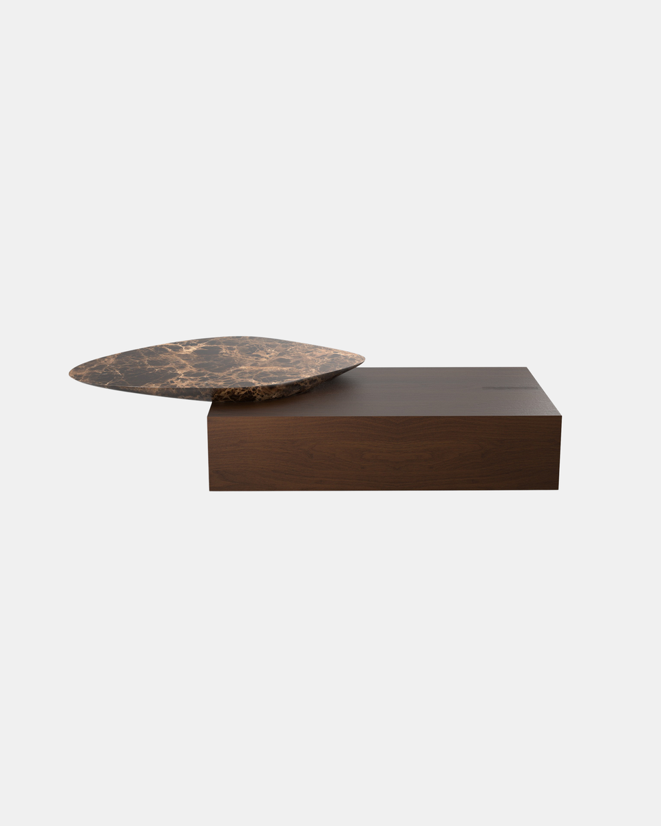 ORIGINS BROWN EMPERADOR COFFEE TABLE