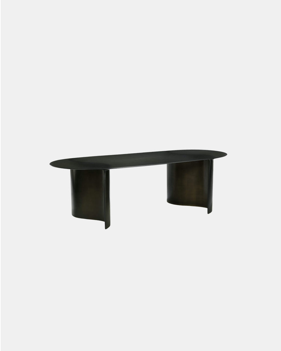 NEW WAVE OVAL COFFEE TABLE