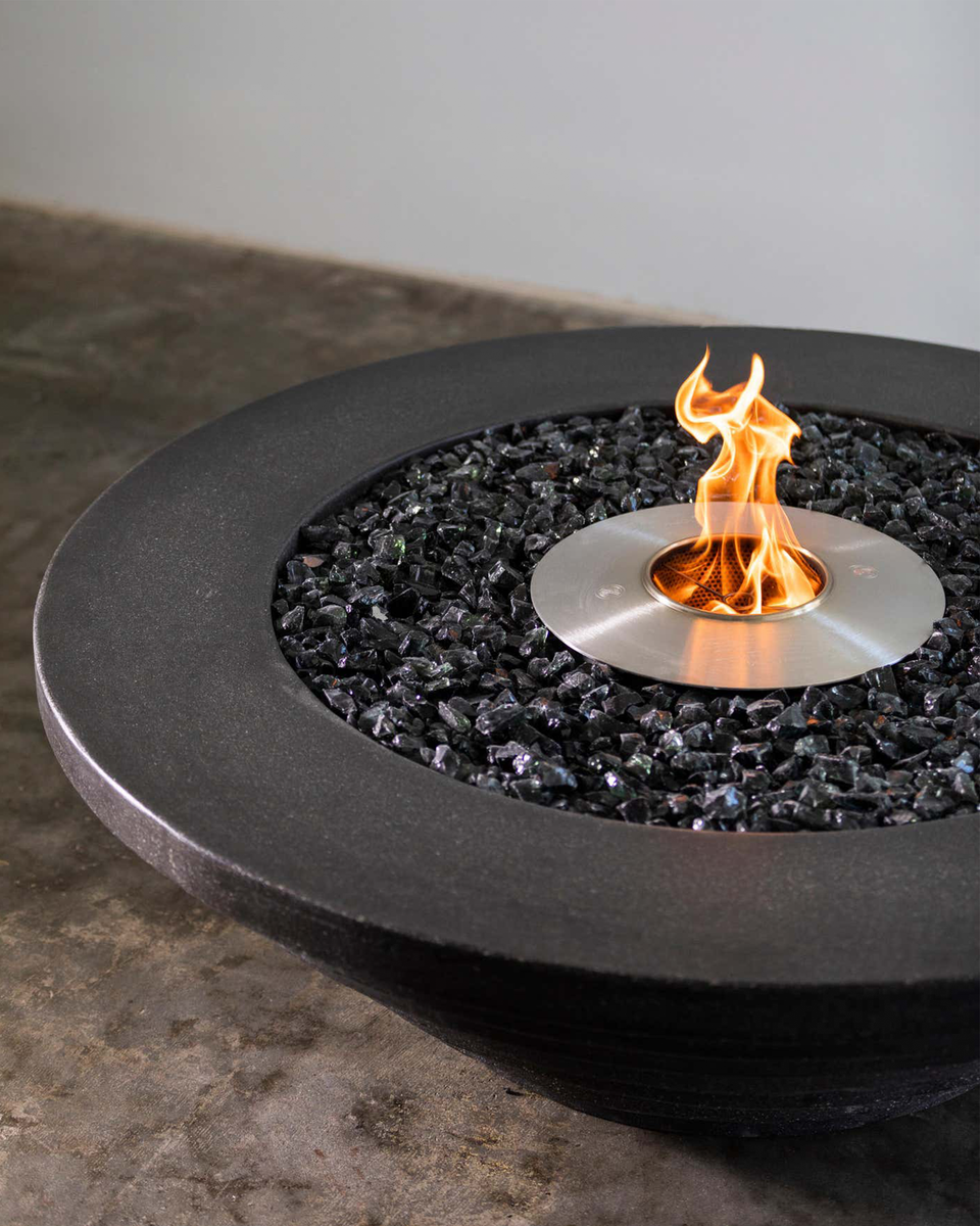 STEPPED CONCRETE FIRE PIT TABLE