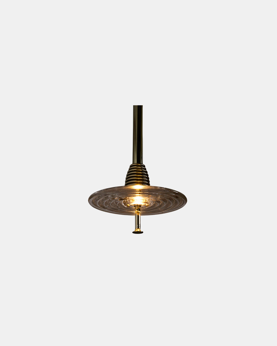 INSULATOR POLISHED BRASS PENDANT D