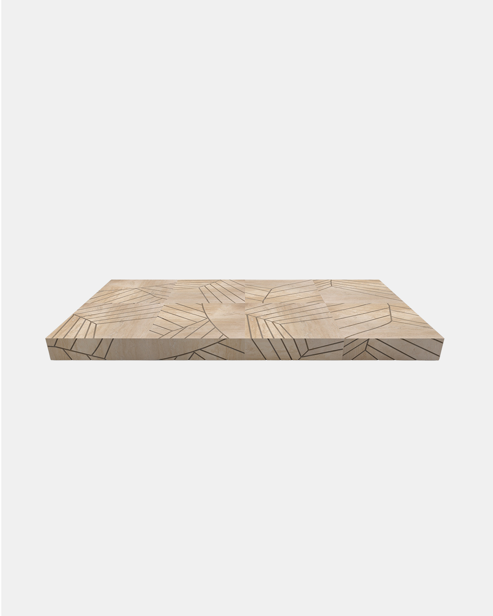 FOGLIE TRAVERTINE R15 - 120 X 240
