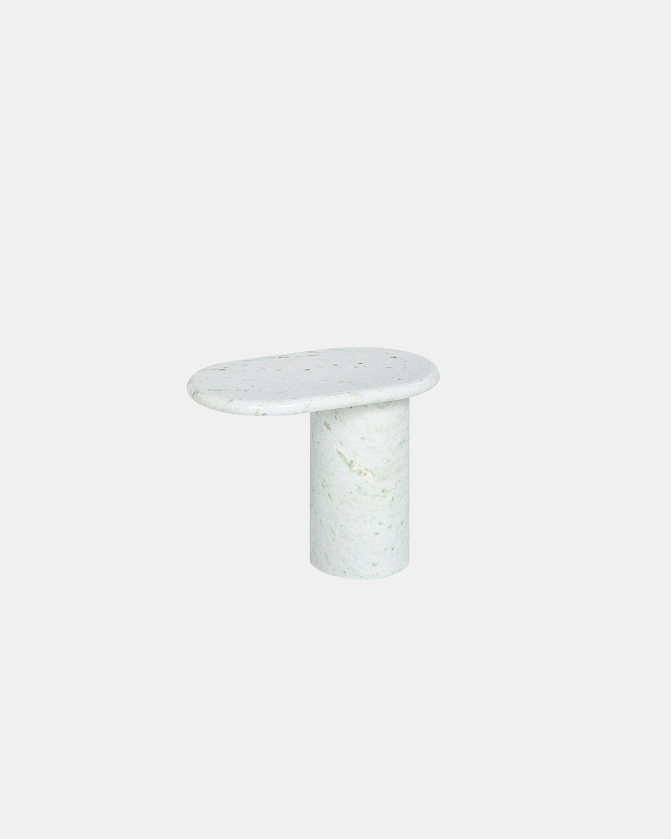 CANTILEVER SMALL VERDE BIANCO SIDE TABLE
